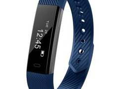 Bratara Fitness iUni ID115 Plus, Display OLED, Bluetooth, Pedometru, Monitorizare puls, Notificari